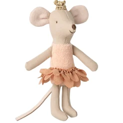 Princess Little Sister Mouse in a Matchbox in Peach by Maileg