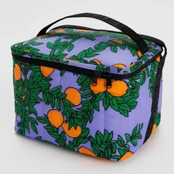 Puffy Cooler Bag in Orange Tree Periwinkle by Baggu