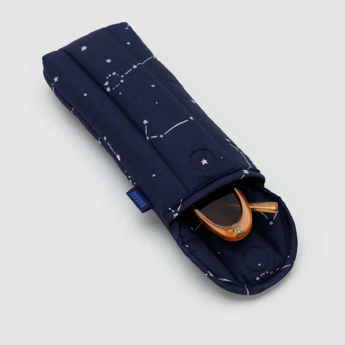 Puffy Glasses Sleeve in Constellation Midnight by Baggu