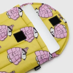 Puffy Laptop Sleeve 13" / 14" in Puffer Snoopy Pink by Baggu