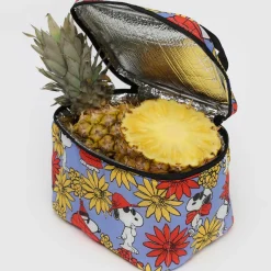 Puffy Lunch Bag in Floral Snoopy by Baggu
