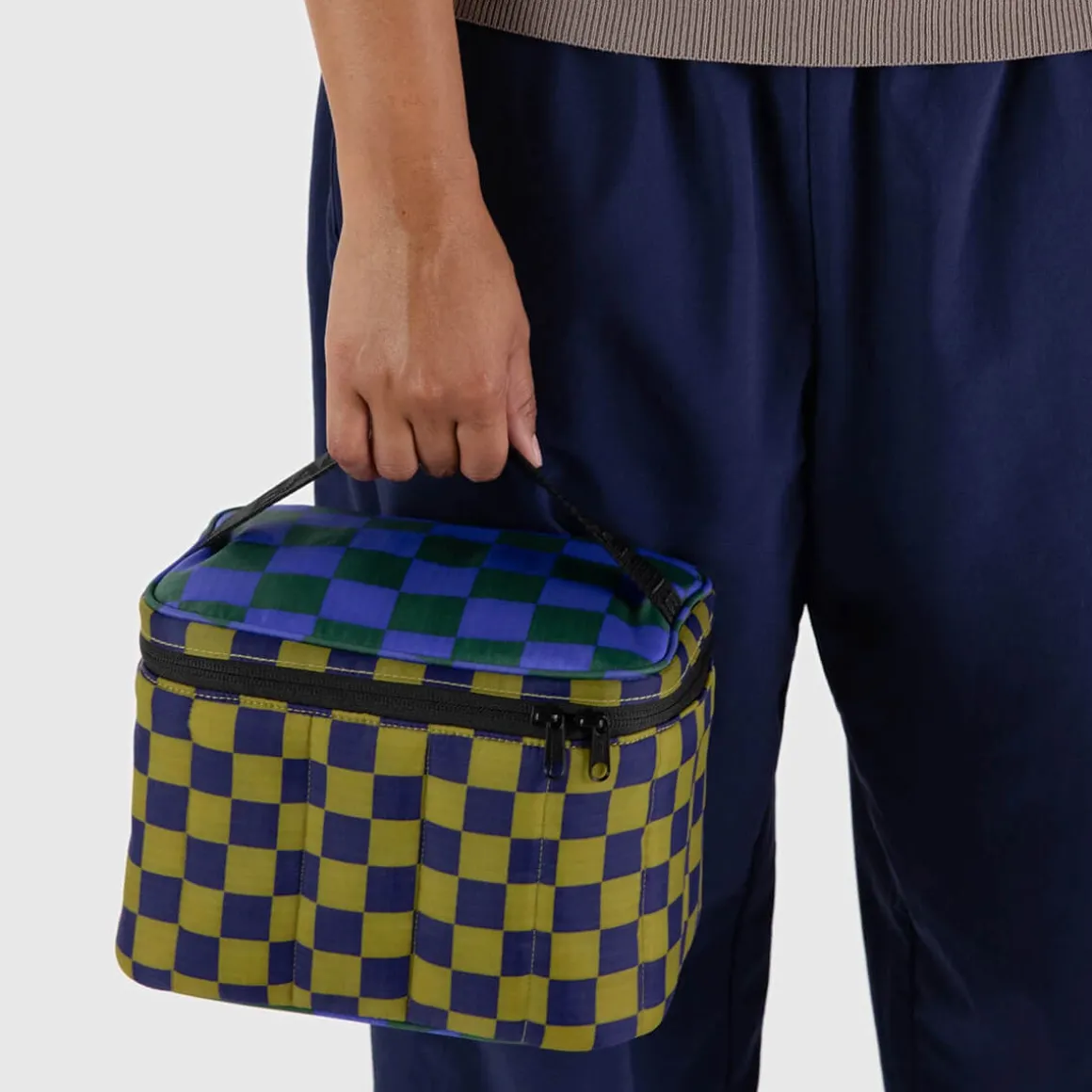 Puffy Lunch Bag in Jewel Checks by Baggu