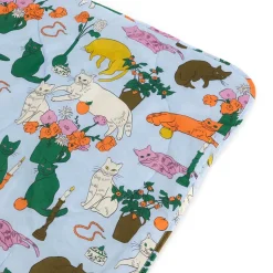 Puffy Picnic Blanket in Table Cats by Baggu