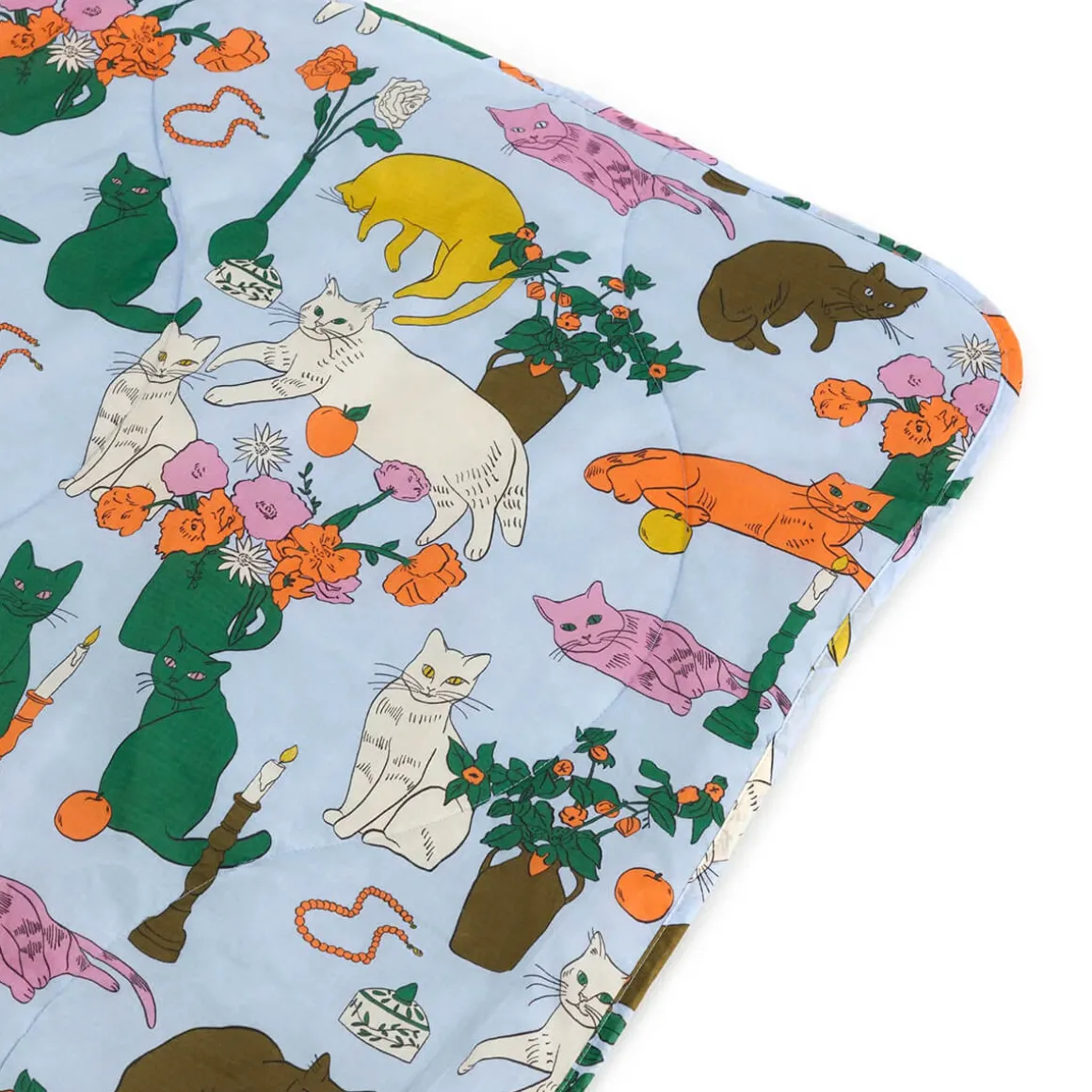 Puffy Picnic Blanket in Table Cats by Baggu