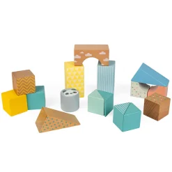 Pure Pull Along Blocks Cart by Janod