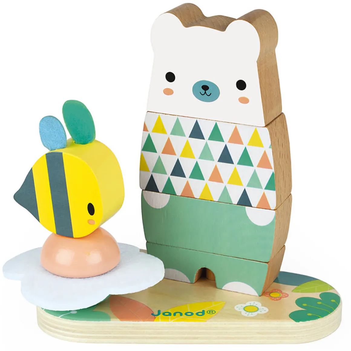 Pure Stackable Bear by Janod