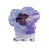 Purple Pansy Hair Claw by Coucou Suzette