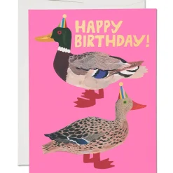 Quacky Birthday Greetings Card by Red Cap Cards