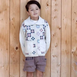 Quilt Block Chore Jacket by Iver & Isla