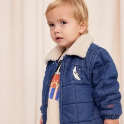 Quilted Denim Baby Jacket by Bobo Choses