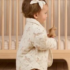Quilted Jacket in Unicorns by Quincy Mae