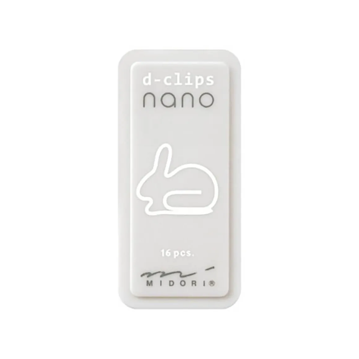 Rabbit D-Clip Nano Paperclips by Midori