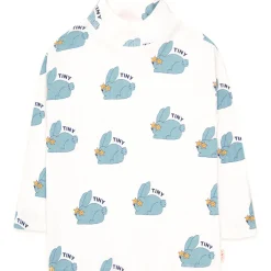 Rabbits Mockneck Tee by Tinycottons - Last One In Stock - 10-12 Years