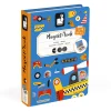 Racers & Vehicles Magneti Book by Janod
