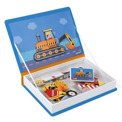 Racers & Vehicles Magneti Book by Janod