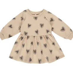 Raglan Dress in Hearts by Rylee & Cru