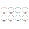 Rainbow And Stars Mini Ponies Hair Bands by Mimi & Lula