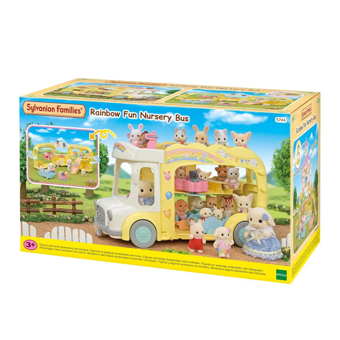 Rainbow Fun Nursery Bus by Sylvanian Families