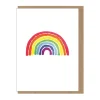 Rainbow Mini Greetings Card by Dominic Early for Earlybird Designs