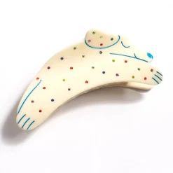 Rainbow Puppy Hair Claw by Winona Irene