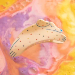 Rainbow Puppy Hair Claw by Winona Irene