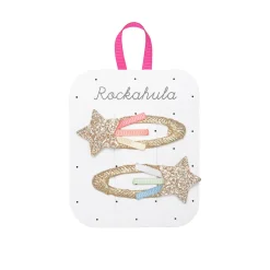 Rainbow Shooting Star Hair Clips by Rockahula