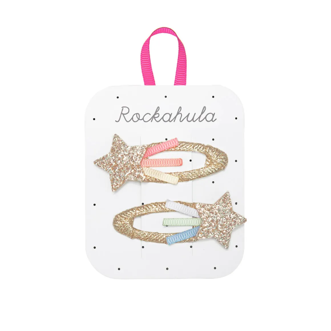 Rainbow Shooting Star Hair Clips by Rockahula