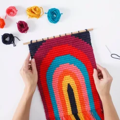 Rainbow Wall Art Needlepoint Kit by Sozo