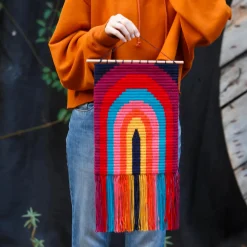 Rainbow Wall Art Needlepoint Kit by Sozo