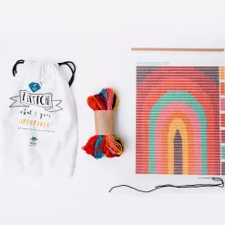 Rainbow Wall Art Needlepoint Kit by Sozo