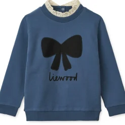 Rakel Sweatshirt in Bow / Indigo Blue by Liewood