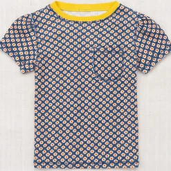 Ramona Tee in Moonlight Flower Dot by Misha & Puff - Last Ones In Stock - 3-6 Years