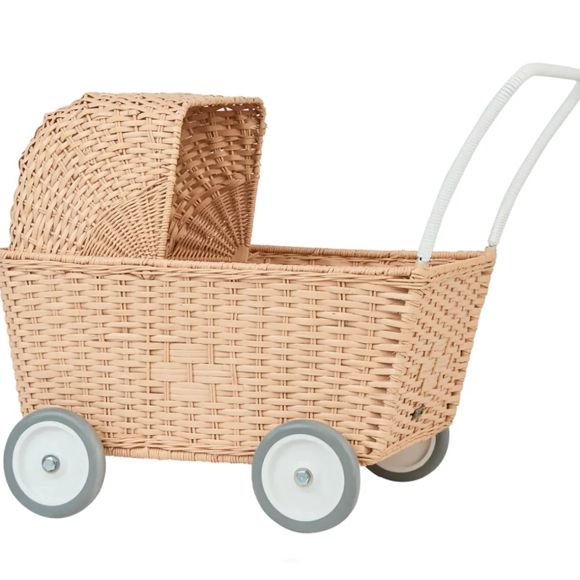 Rattan Strolley in Seashell Pink by Olli Ella
