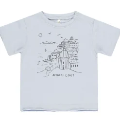 Raw Edge Tee in Amalfi Coast by Rylee & Cru