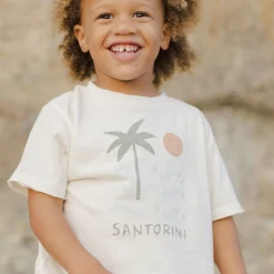 Raw Edge Tee in Santorini by Rylee & Cru