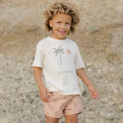 Raw Edge Tee in Santorini by Rylee & Cru