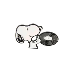Record Snoopy Pin by Magpie