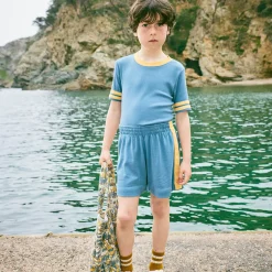 Rec Tee in Blueslate by Misha & Puff