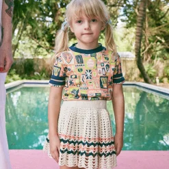 Rec Tee in Flamingo Collection by Misha & Puff