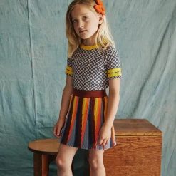 Rec Tee in Moonlight Flower Dot by Misha & Puff - Last Ones In Stock - 2-6 Years