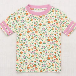 Rec Tee in String / Hazy Lilac Brimfield by Misha & Puff