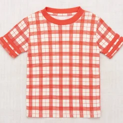 Rec Tee in Tomato Piazza by Misha & Puff