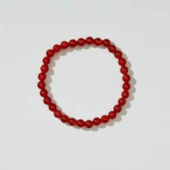 Red Carnelian Adult Bracelet by Nirrimis