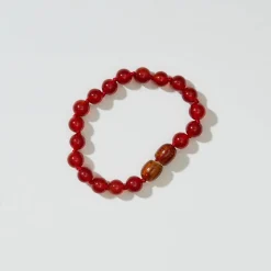 Red Carnelian Kids Bracelet by Nirrimis