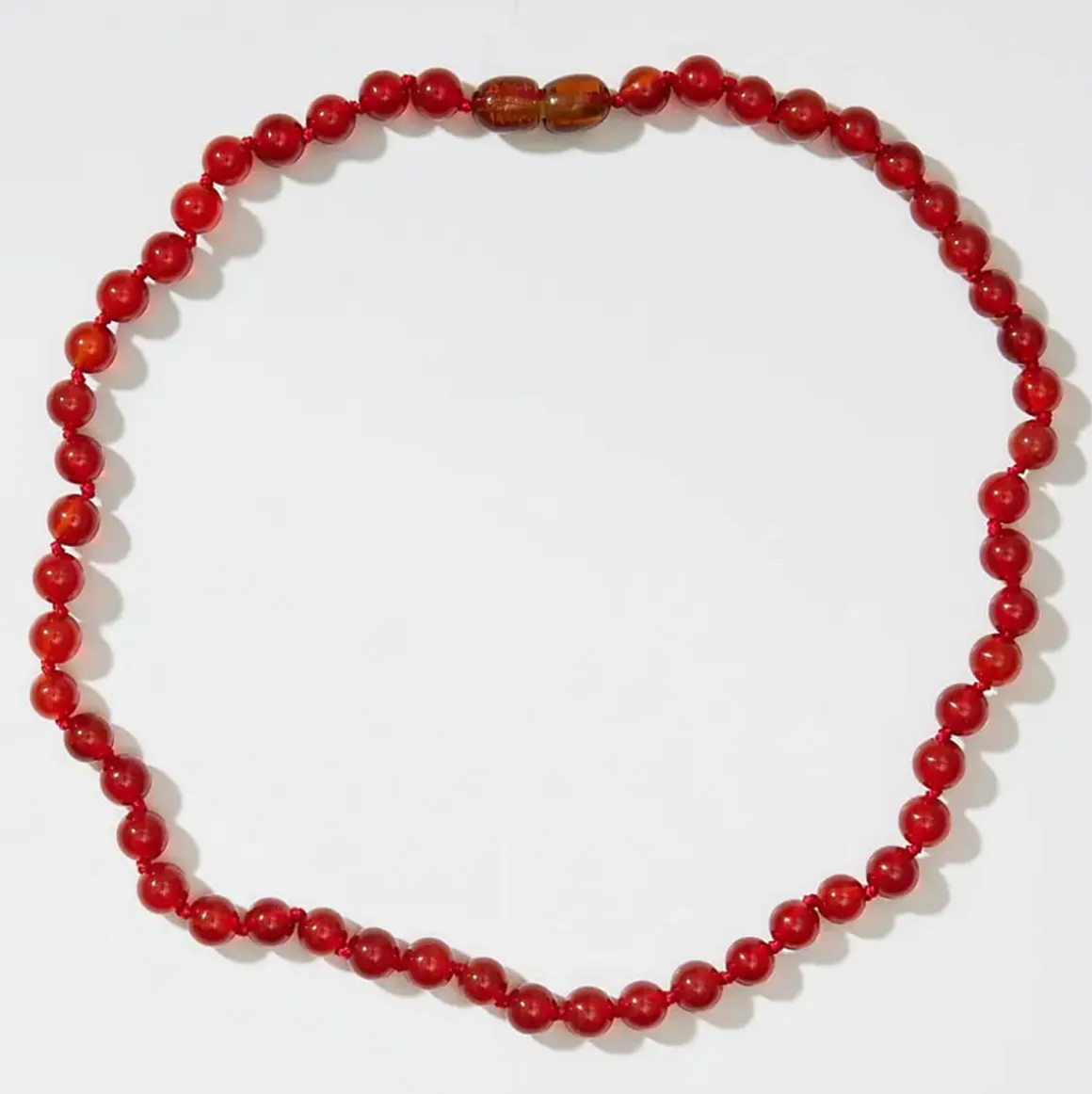 Red Carnelian Kids Necklace by Nirrimis