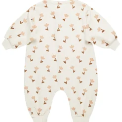Relaxed Fleece Jumpsuit in Tulips by Quincy Mae