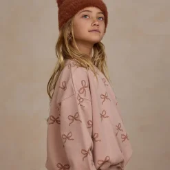 Relaxed Sweatshirt in Bows by Rylee & Cru