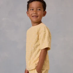 Relaxed Terry Tee in Waves by Rylee & Cru
