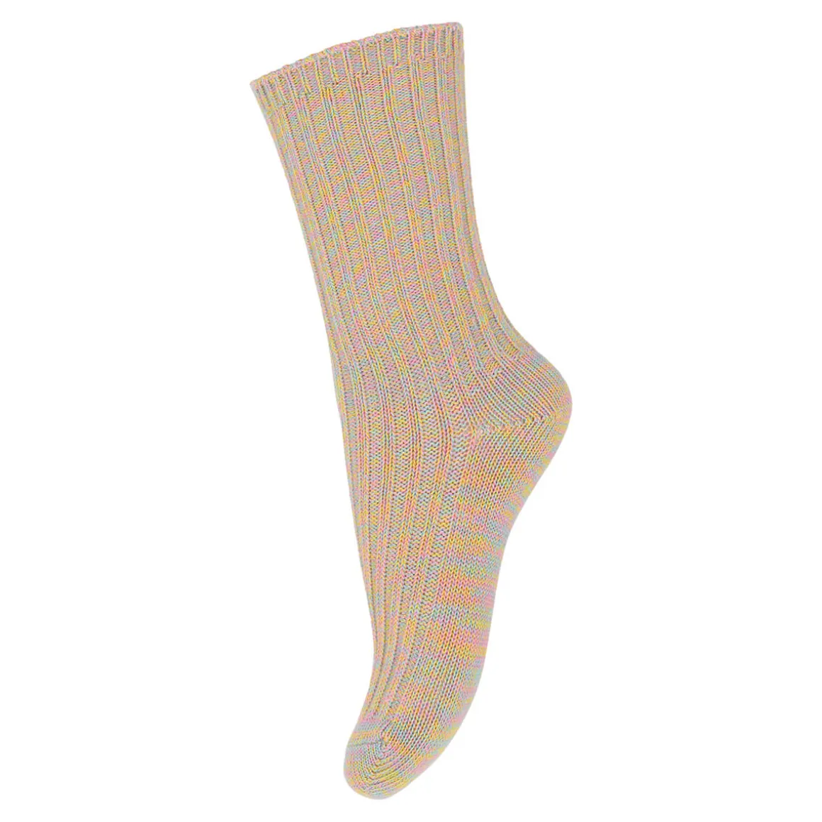 Re-Sock Cotton Ankle Socks in Super Lemon by MP Denmark