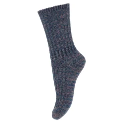 Re-Sock Cotton Ankle Socks in Winter Blue by MP Denmark